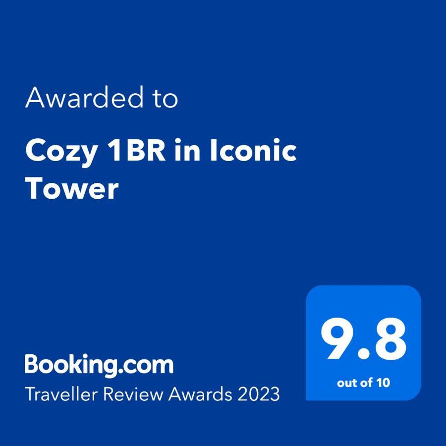 Apartament Cozy 1BR in Iconic Tower Abu Zabi Zewnętrze zdjęcie