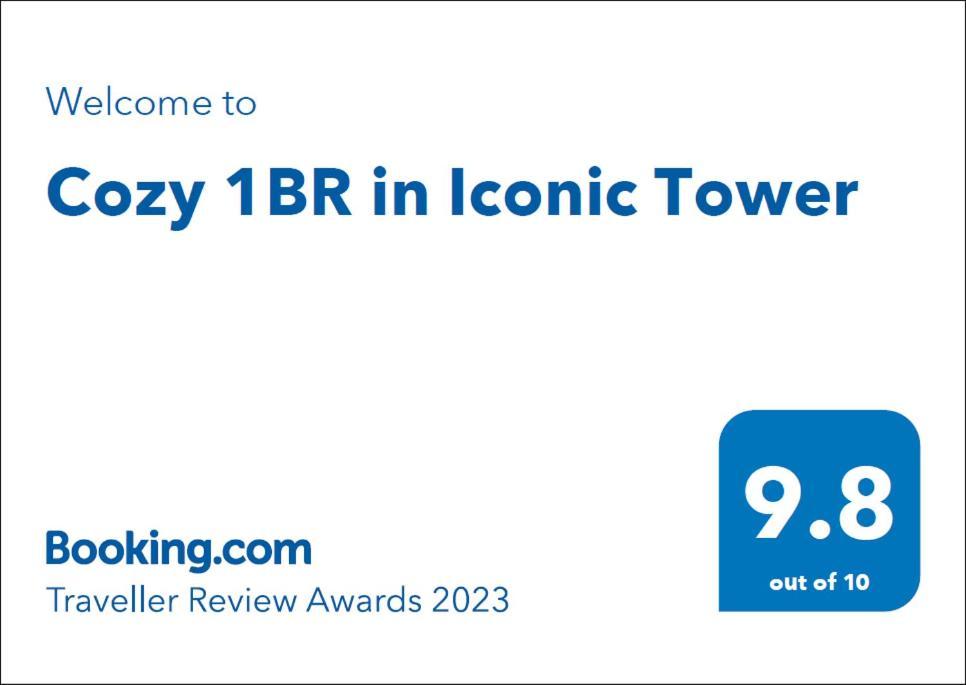 Apartament Cozy 1BR in Iconic Tower Abu Zabi Zewnętrze zdjęcie